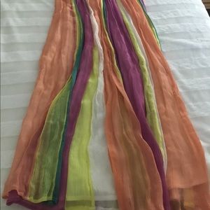 Long multicolor skirt